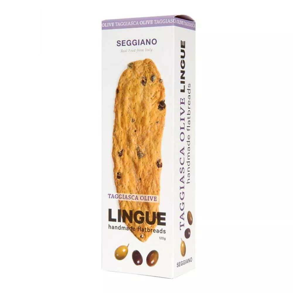 Seggiano Taggiasca Olive Handmade Flatbreads 120G